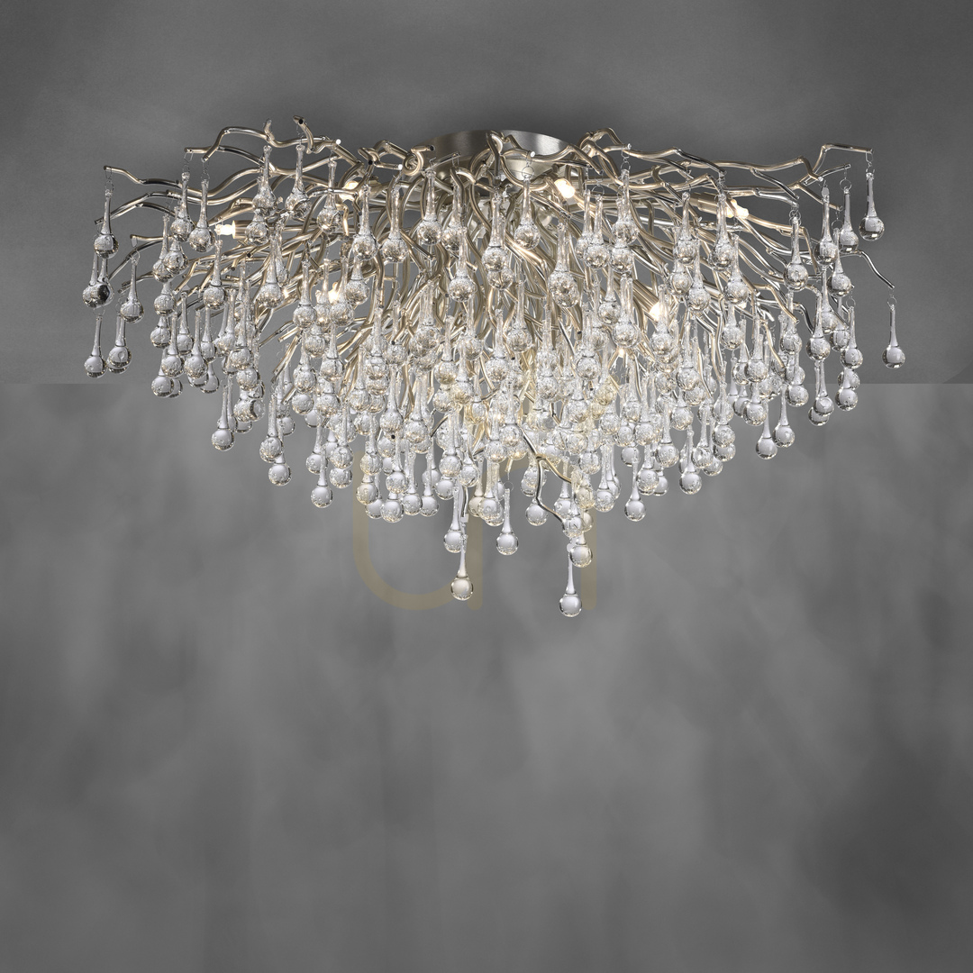 Check ICICLE 8092-55 Silver Ceiling Light, 14xG9 ICICLE 8092-55 Silver Ceiling Light, 14xG9