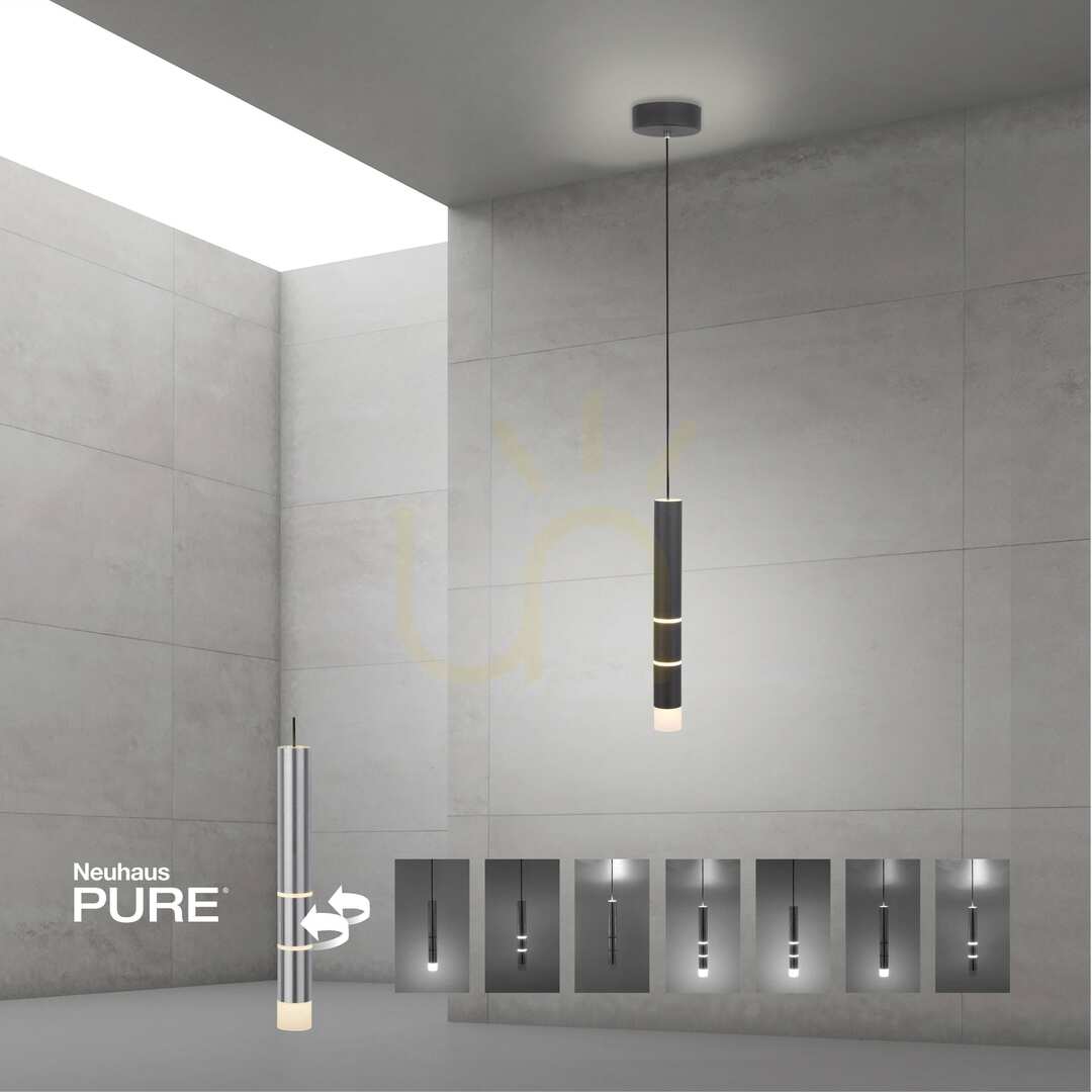 Check PURE-VEGA 2211-18 Black 4xLED Pendant Light PURE-VEGA 2211-18 Black 4xLED Pendant Light