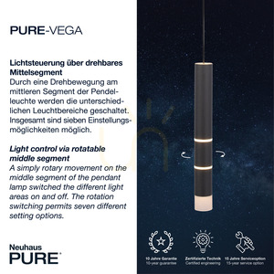 PURE-VEGA 2211-18 Black 4xLED Pendant Light 3 PURE-VEGA 2211-18 Black 4xLED Pendant Light small 3