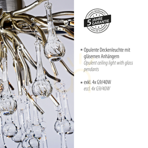 ICICLE 8090-55 Silver Ceiling Light, 4xG9 4 ICICLE 8090-55 Silver Ceiling Light, 4xG9 small 4