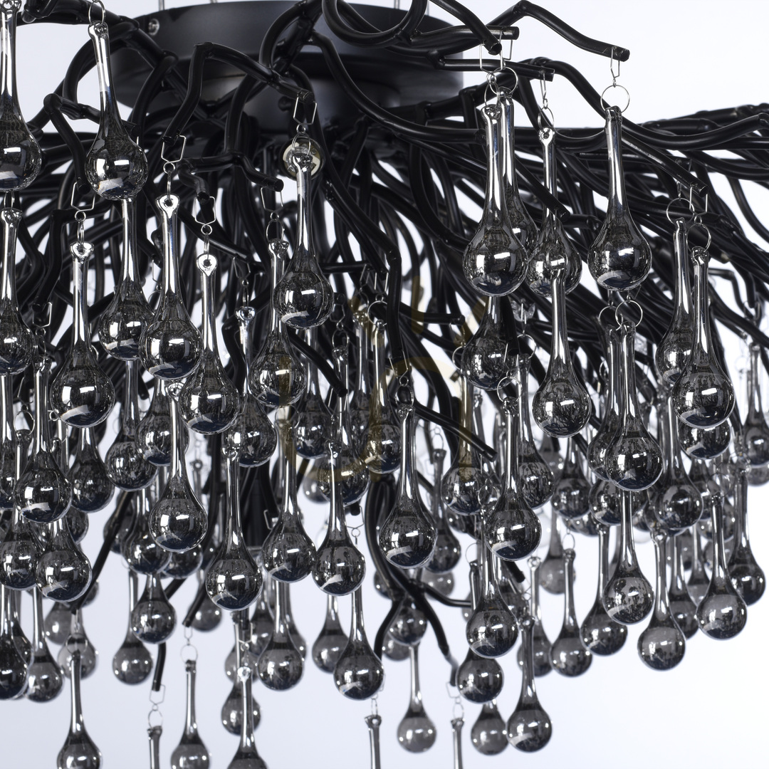 Preview ICICLE 8092-18 Ceiling Light, Black, 14xG9 ICICLE 8092-18 Ceiling Light, Black, 14xG9