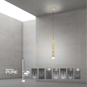 PURE-VEGA 2211-60 Brass 4xLED Pendant Light small 10