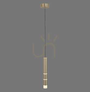 PURE-VEGA 2211-60 Brass 4xLED Pendant Light small 12