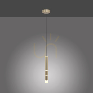 PURE-VEGA 2211-60 Brass 4xLED Pendant Light small 4