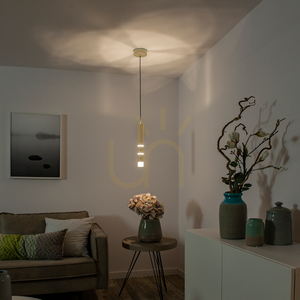 PURE-VEGA 2211-60 Brass 4xLED Pendant Light small 9