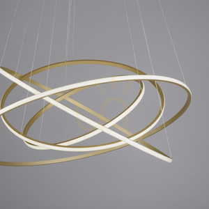 TESSARA 2124-60 Brass 1xLED Pendant Light small 11