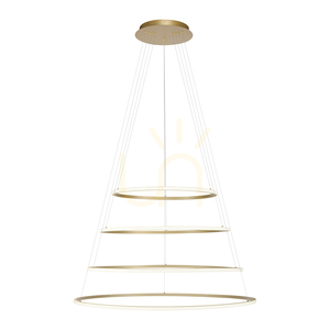 TESSARA 2124-60 Brass 1xLED Pendant Light small 15