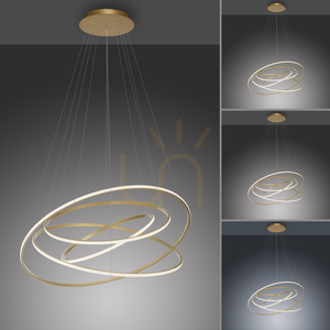 TESSARA 2124-60 Brass 1xLED Pendant Light small 5