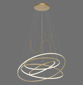 TESSARA 2124-60 Brass 1xLED Pendant Light small 7