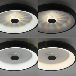 VERTIGO 14384-18 Black Ceiling Light, 1xLED small 14