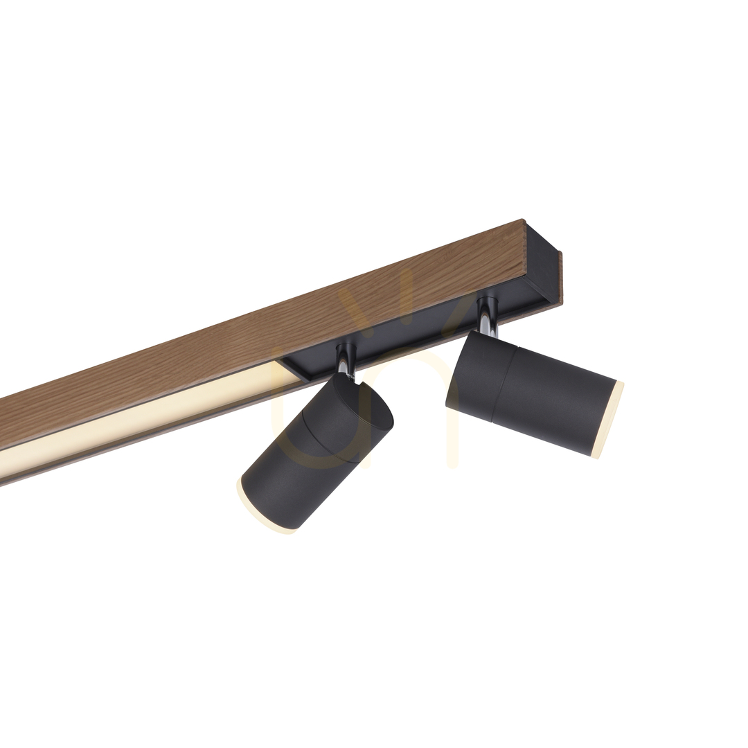 Preview PURE-LINES 6121-79 Ceiling Light, Wood Finish, 5xLED PURE-LINES 6121-79 Ceiling Light, Wood Finish, 5xLED