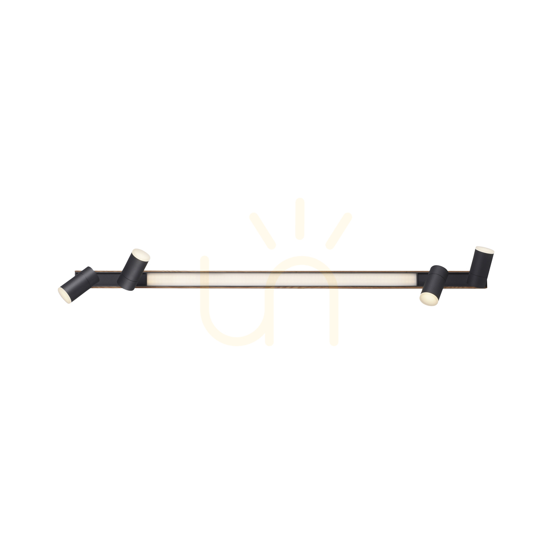 Preview PURE-LINES 6121-79 Ceiling Light, Wood Finish, 5xLED PURE-LINES 6121-79 Ceiling Light, Wood Finish, 5xLED