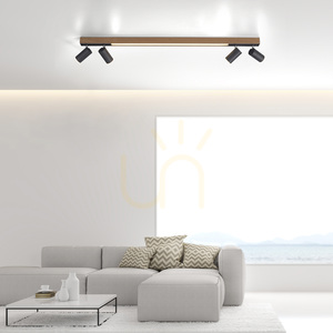 PURE-LINES 6121-79 Ceiling Light, Wood Finish, 5xLED 2 PURE-LINES 6121-79 Ceiling Light, Wood Finish, 5xLED small 2