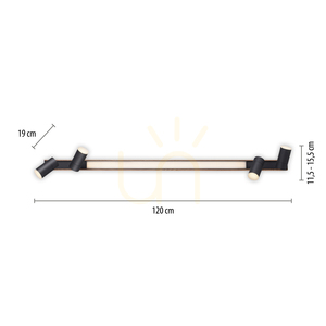 PURE-LINES 6121-79 Ceiling Light, Wood Finish, 5xLED 8 PURE-LINES 6121-79 Ceiling Light, Wood Finish, 5xLED small 8