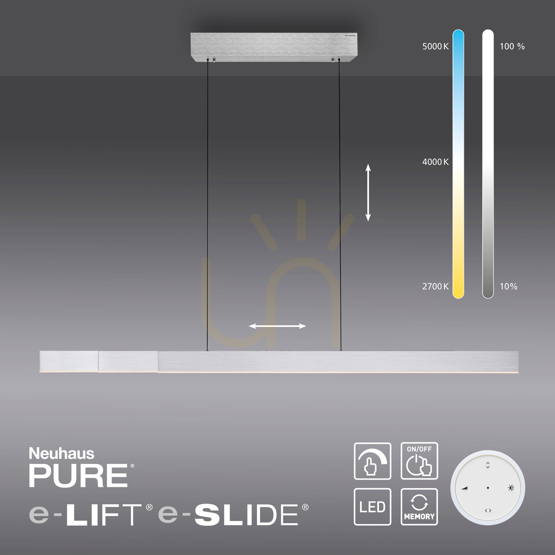 Display PURE MOTO-RISE 2545-95 Silver 3xLED Pendant Light PURE MOTO-RISE 2545-95 Silver 3xLED Pendant Light