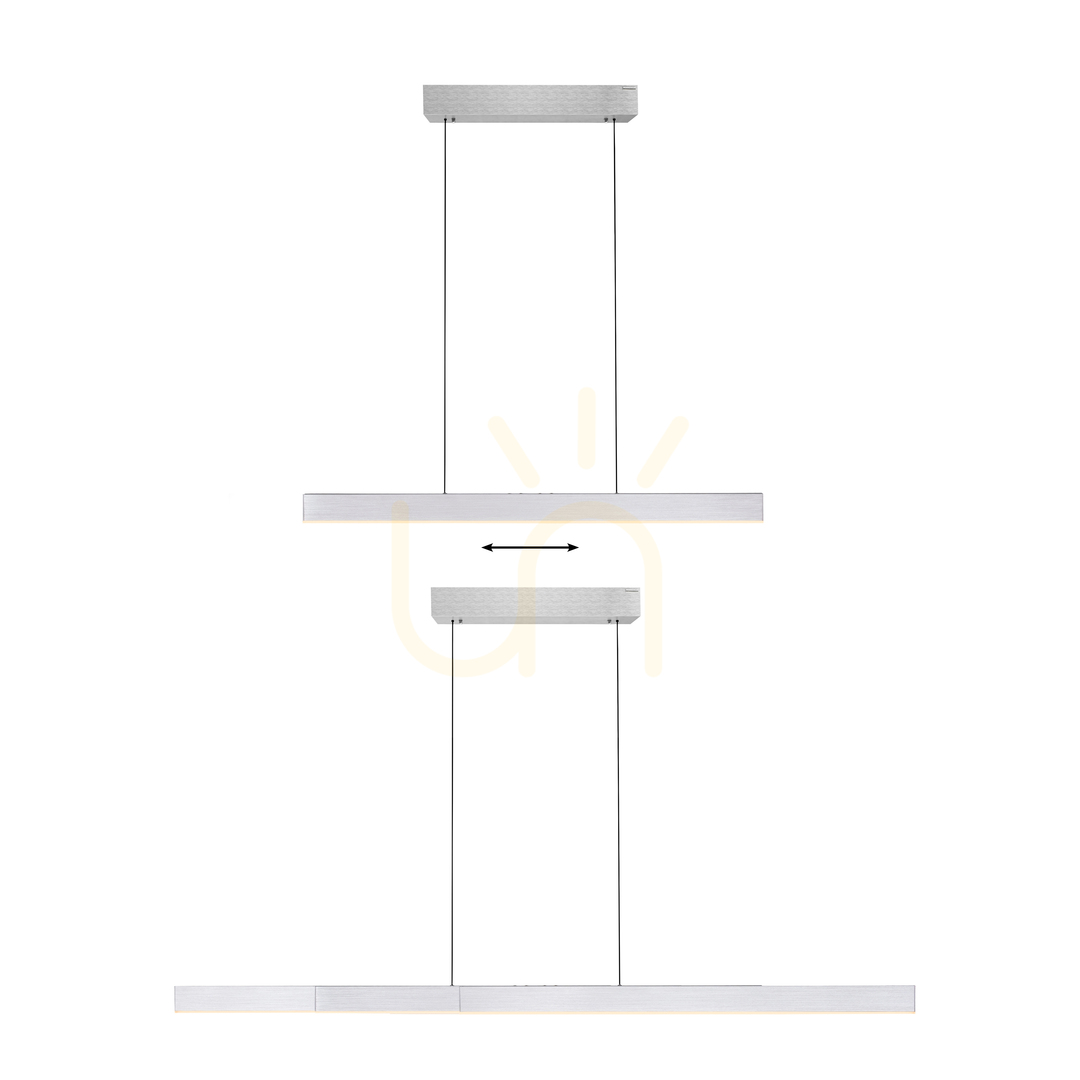 Check PURE MOTO-RISE 2545-95 Silver 3xLED Pendant Light PURE MOTO-RISE 2545-95 Silver 3xLED Pendant Light
