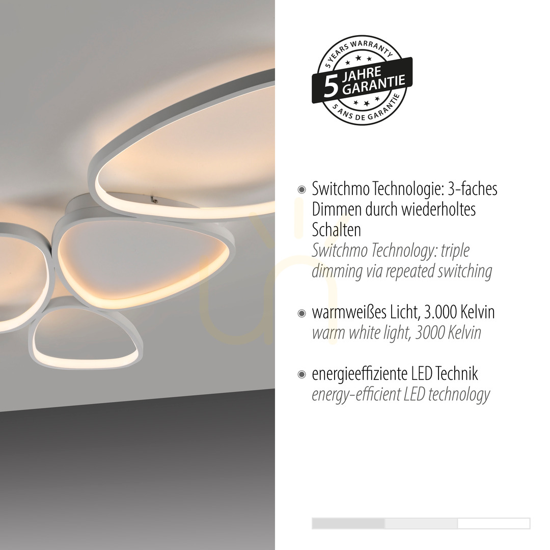 Preview PEBBLES 14045-16 White Ceiling Light, 1xLED PEBBLES 14045-16 White Ceiling Light, 1xLED