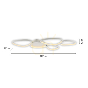 PEBBLES 14045-16 White Ceiling Light, 1xLED 8 PEBBLES 14045-16 White Ceiling Light, 1xLED small 8