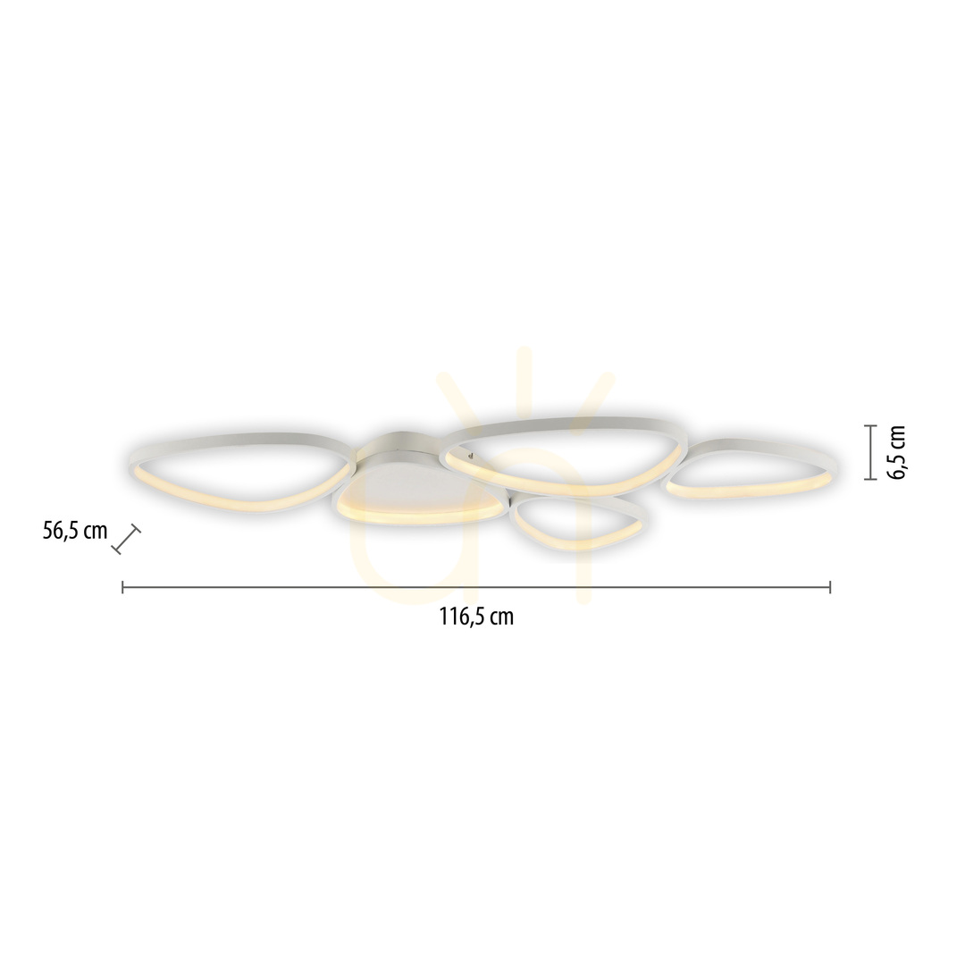 Display PEBBLES 14045-16 White Ceiling Light, 1xLED PEBBLES 14045-16 White Ceiling Light, 1xLED