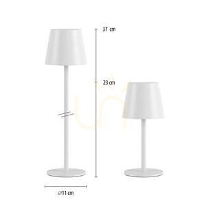 BOTERIA 19251-16 White 1xLED Table Lamp small 7