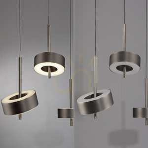 Q-ROTATE 2248-34 Brown 3xLED Pendant Light small 10