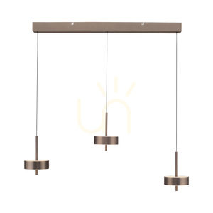 Q-ROTATE 2248-34 Brown 3xLED Pendant Light small 13