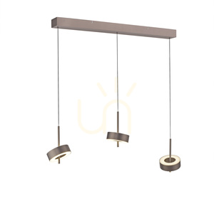 Q-ROTATE 2248-34 Brown 3xLED Pendant Light small 7