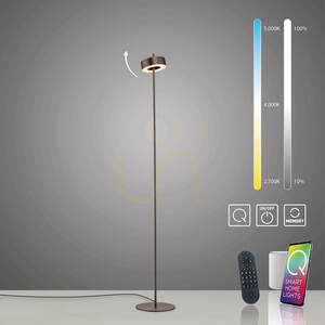 Q-ROTATE 324-34 Floor Lamp, Brown, 1xLED 11 Q-ROTATE 324-34 Floor Lamp, Brown, 1xLED small 11