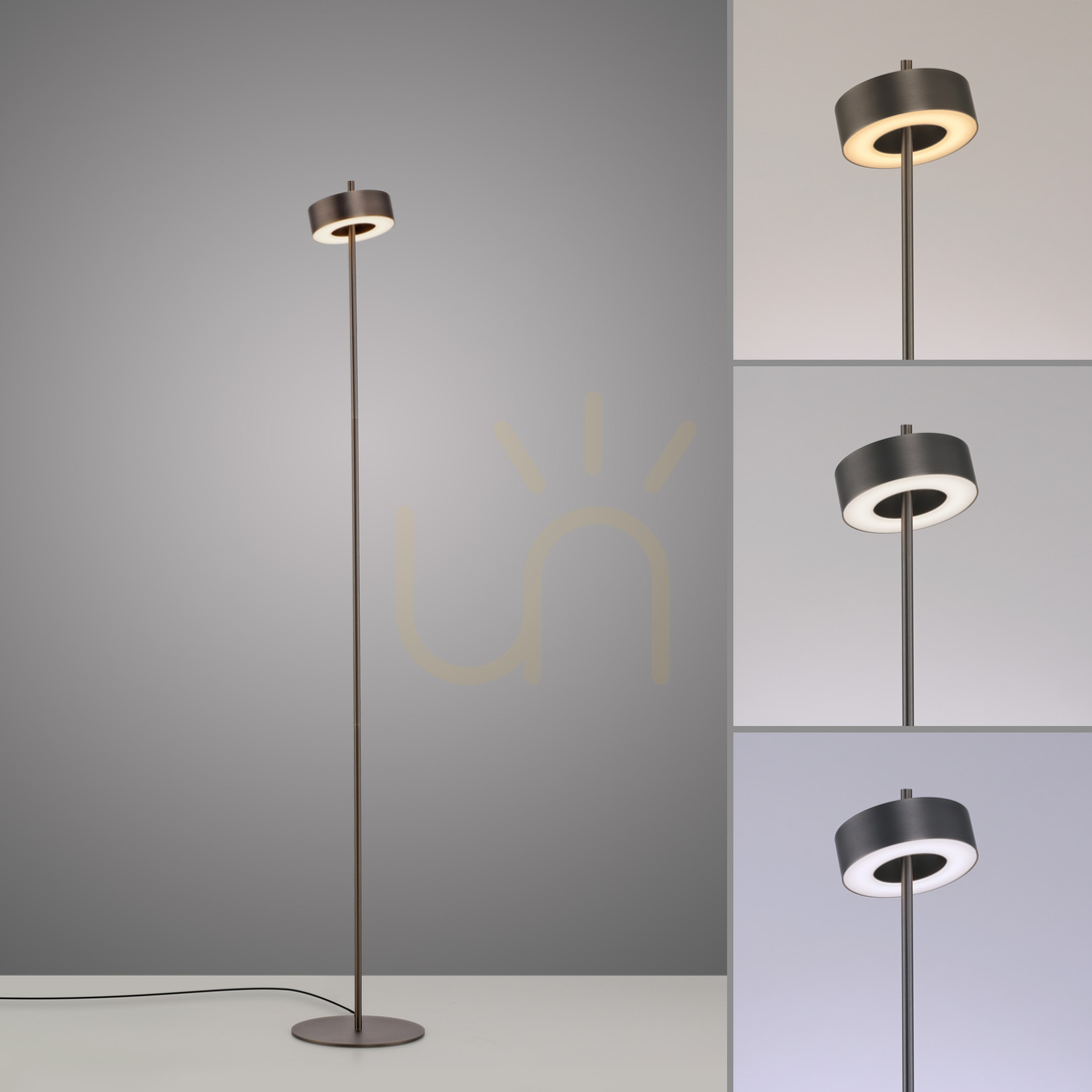 Check Q-ROTATE 324-34 Floor Lamp, Brown, 1xLED Q-ROTATE 324-34 Floor Lamp, Brown, 1xLED