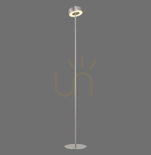 Check Q-ROTATE 324-95 Floor Lamp, Silver, 1xLED