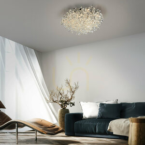 RICICLE 6053-17 Chrome Ceiling Light, 10xG9 small 12