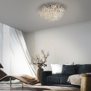 RICICLE 6053-17 Chrome Ceiling Light, 10xG9 small 2