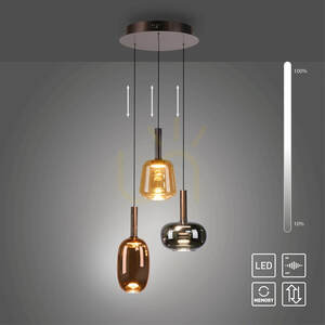 IRIDES 2679-70 Multicolor 3xLED Pendant Light 11 IRIDES 2679-70 Multicolor 3xLED Pendant Light small 11