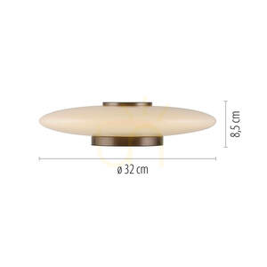 PURE VITRUM 4080-34 Table Lamp, Brown, 1xLED 8 PURE VITRUM 4080-34 Table Lamp, Brown, 1xLED small 8