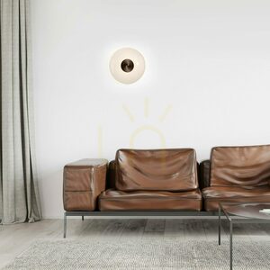 PURE VITRUM 6082-34 Brown Wall Sconce, 1xLED small 11