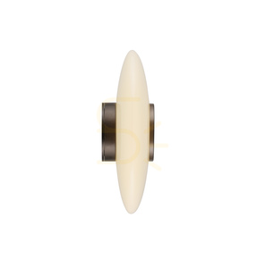 PURE VITRUM 6082-34 Brown Wall Sconce, 1xLED small 16