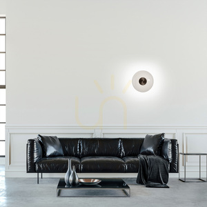 PURE VITRUM 6082-34 Brown Wall Sconce, 1xLED small 2