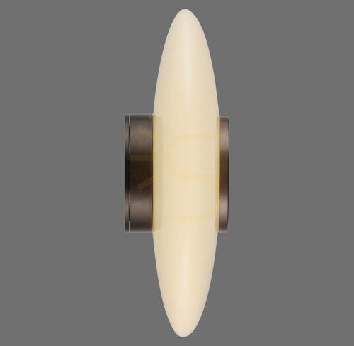 Check PURE VITRUM 6082-34 Brown Wall Sconce, 1xLED