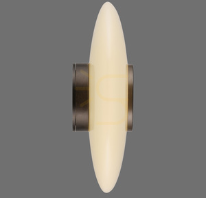 PURE VITRUM 6082-34 Brown Wall Sconce, 1xLED small 0