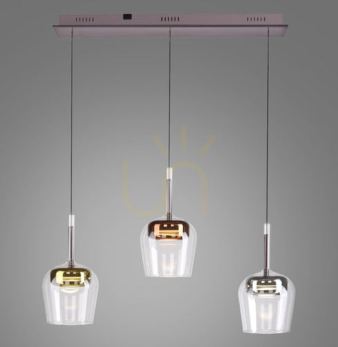 Check Q-KON 2742-70 Multicolor 3xLED Pendant Light