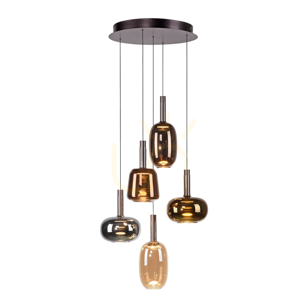 Check IRIDES 2682-70 Multicolor 5xLED Pendant Light IRIDES 2682-70 Multicolor 5xLED Pendant Light