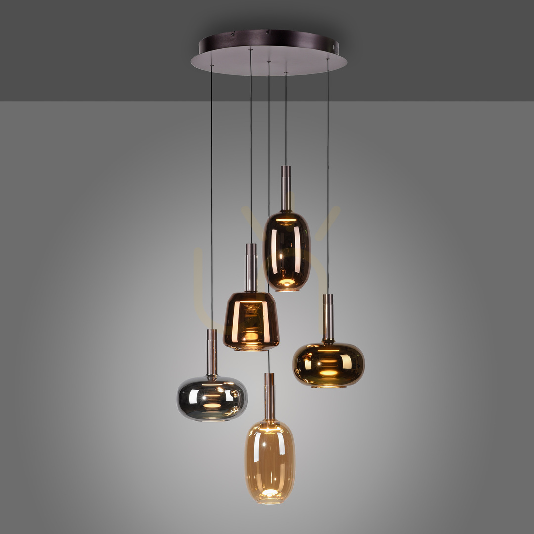 Check IRIDES 2682-70 Multicolor 5xLED Pendant Light IRIDES 2682-70 Multicolor 5xLED Pendant Light