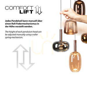 IRIDES 2682-70 Multicolor 5xLED Pendant Light 6 IRIDES 2682-70 Multicolor 5xLED Pendant Light small 6