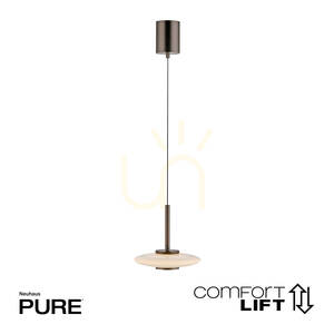 PURE VITRUM 2053-34 Brown 2xLED Pendant Light small 1
