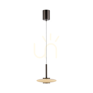 PURE VITRUM 2053-34 Brown 2xLED Pendant Light small 15