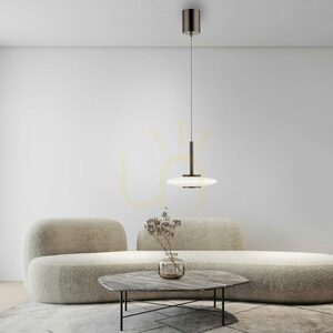 PURE VITRUM 2053-34 Brown 2xLED Pendant Light small 18