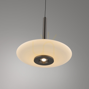 PURE VITRUM 2053-34 Brown 2xLED Pendant Light small 9