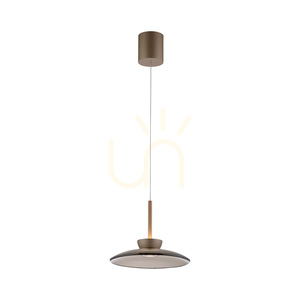 PURE MOON 2191-97 Brown 2xLED Pendant Light small 11
