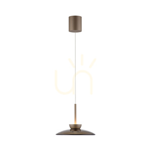 PURE MOON 2191-97 Brown 2xLED Pendant Light small 23