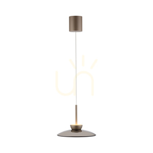 PURE MOON 2191-97 Brown 2xLED Pendant Light small 8
